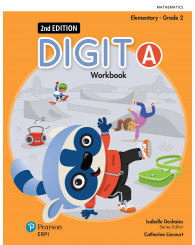 DIGIT grade 2 - workbooks 2 (A & B) Elementary (with Learning with Digit) + Digital Components 2nd ed. - ISBN 9782766111190