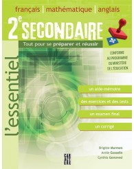 L'essentiel - secondaire 2 - français/mathématique/anglais - ISBN 9782896429035