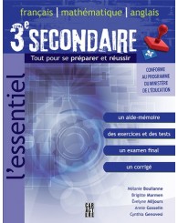 L'essentiel - secondaire 3 - français/mathématique/anglais - ISBN 9782896429042