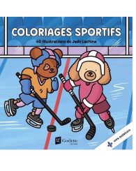 Coloriages sportifs - 40 illustrations de Jade Lachine - ISBN 9782898790850