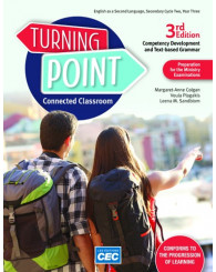Turning Point Workbook, 3rd ed. (with Interactive Activities) and Short Stories, cycle 2, year 3 (no 217016) - ISBN 9782761791168