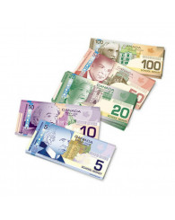 Billets de banque en argent canadien pour débutants (fausse argent) (LRM2358M)