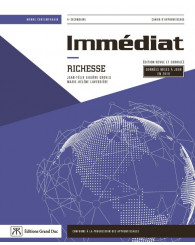 Immédiat - sec. 5 - Richesse, 2e édition - Cahier d'apprentissage - ISBN 9782765541103