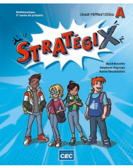 Stratégix Mathématiques - 5e année - Cahiers A/B + Carnet de révision + Carnet de savoirs (no 225767) - ISBN 9782766219285
