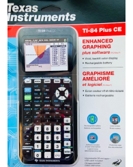 Calculatrice graphique programmable TEXAS INSTRUMENTS: TI-84 PLUS CE (modèle européen) (*incluant 0,20$ d'écofrais)