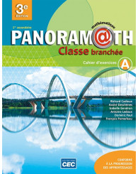Panoramath-Sec. 1 - Cahier d'exercices A - 3e Éd. (incluant fascicule de situations problèmes) + Exercices interactifs + Ens. num. (no 216541) - ISBN 9782761787246