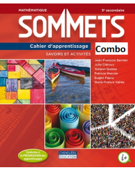 Sommets Sec. 3, COMBO: Cahier d'apprentissage  version imprimée ET numérique + activités interactives - ISBN 9998201710150 (9782765074311)