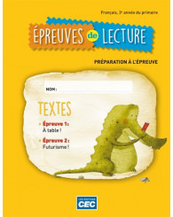 Épreuves de lecture 3e année - Fiches épreuves (no 253978) - ISBN 9782761790642