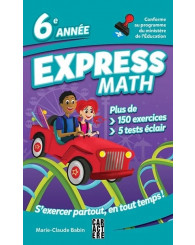 Express math - 6e année - ISBN 9782897429829 (Jusqu'à épuisement des stocks!)