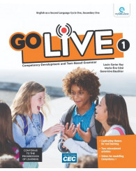 Go Live Secondary 1 - Workbook (with Interactive Activities), print version + Students access, web 1 year (no 220760) - ISBN 9782766203000