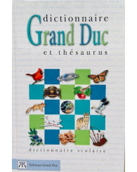 Dictionnaire Grand Duc et Thésaurus (no 2773) - ISBN 9780039278809 (jusqu'à épuisement des stocks!)