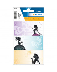 Étiquettes d'identification autocollantes @6 (Mesdames robes de bal) HERMA (no H1908)