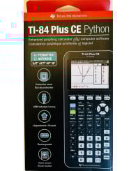 Calculatrice graphique programmable TEXAS INSTRUMENTS: TI-84 PLUS CE (modèle européen) (*incluant 0,20$ d'écofrais)