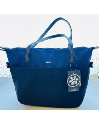 Sac à lunch (style sac à main) ROOTS - bleu /noir (Jusqu'à épuisement des stocks!)