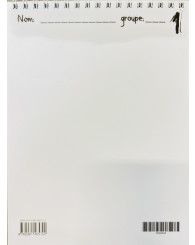 Cahier de traces pour secondaire 1 (9x12 po. / 22,8x30,5 cm) (no 1500503)