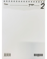 Cahier de traces pour secondaire 2 (9x12 po. / 22,8x30,5 cm) (no 1500511)