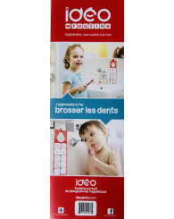 IDEO - Accroche-porte magnétique vertical J'APPRENDS À ME BROSSER LES DENTS (jusqu'à épuisement des stocks!)