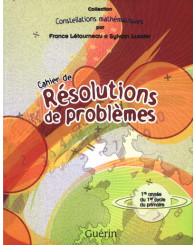 Cahier de résolution de problèmes - 1re année - Constellations mathématiques - ISBN 9782760170995