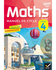 Maths : manuel de cycle 4 : nouveaux programmes 2016 - ISBN 9782401020016