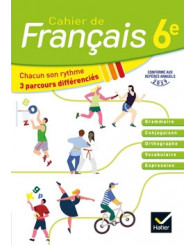 Cahier de français 6e, cahier de l'élève, édition 2020, Hatier - ISBN 9782401062788
