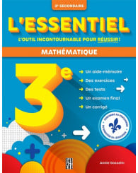 L'essentiel - secondaire 3 - mathématique - ISBN 9782897428839