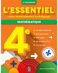 L'essentiel - secondaire 4 - mathématique - ISBN 9782897428822