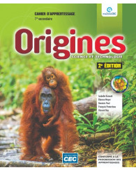 Origines, sec.1, 2e édition, cahier d'apprentissage (incluant Carnet d'étude et les exercices interactifs) + Accès étudiants Web (no 219966) - ISBN 9782761798846