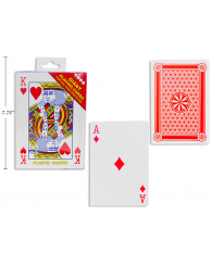 Jeu de cartes dans un boîtier de carton JUMBO - Cartes à jouer géantes