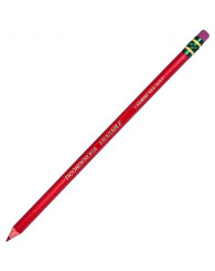 Crayon de bois avec efface à l'extrémité 425T TICONDEROGA (no 14259) - ROUGE 