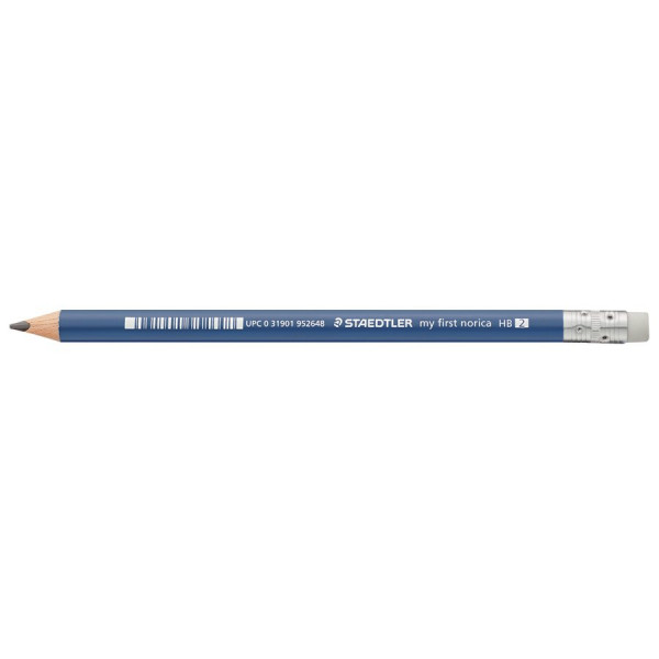Crayon à mine d'apprentissage triangulaire ''my first norica'' HB-2 (4 mm)  STAEDTLER (no 11922) - Fournitures scolaires