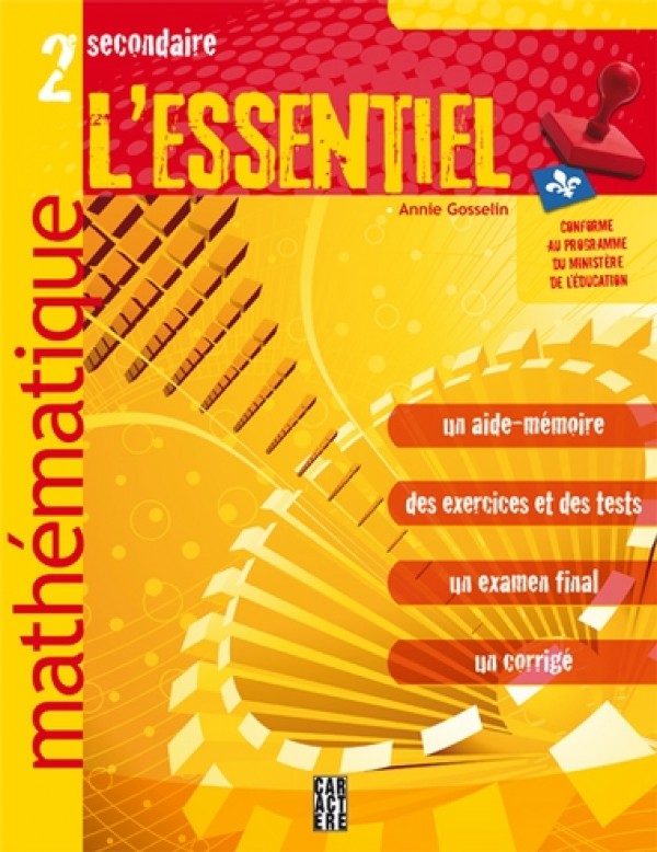 L'essentiel-secondaire 2-mathématique