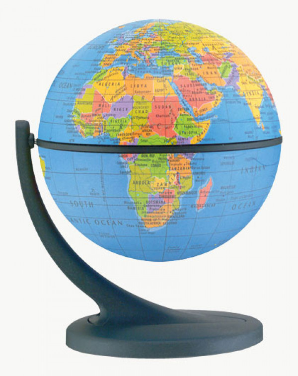 TD® Globe Terrestre en Métal/ Version Pédagogique/ Simple